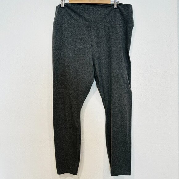 Simply Vera Vera Wang Stretch Leggings Pull On Pants Heavyweight Gray Womens 2X - Picture 1 of 6